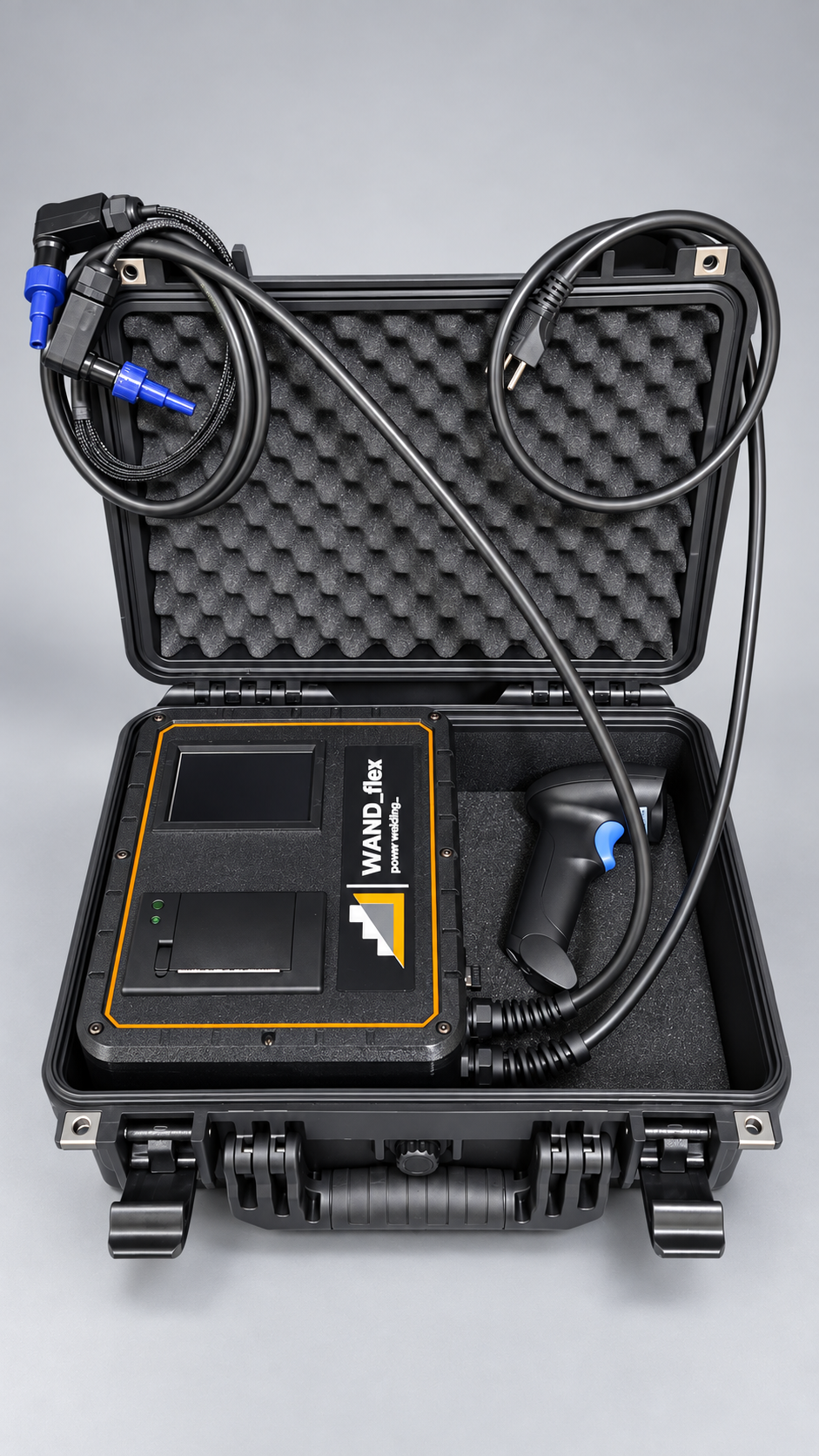 WF-32Ti com leitor e cabos de soldagem